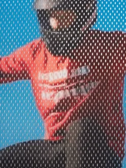 Long sleeve mesh t-shirt