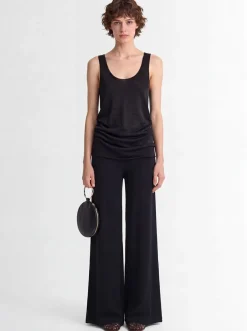 Loose fit palazzo pants