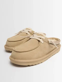 Lowmel suede lace-up loafers