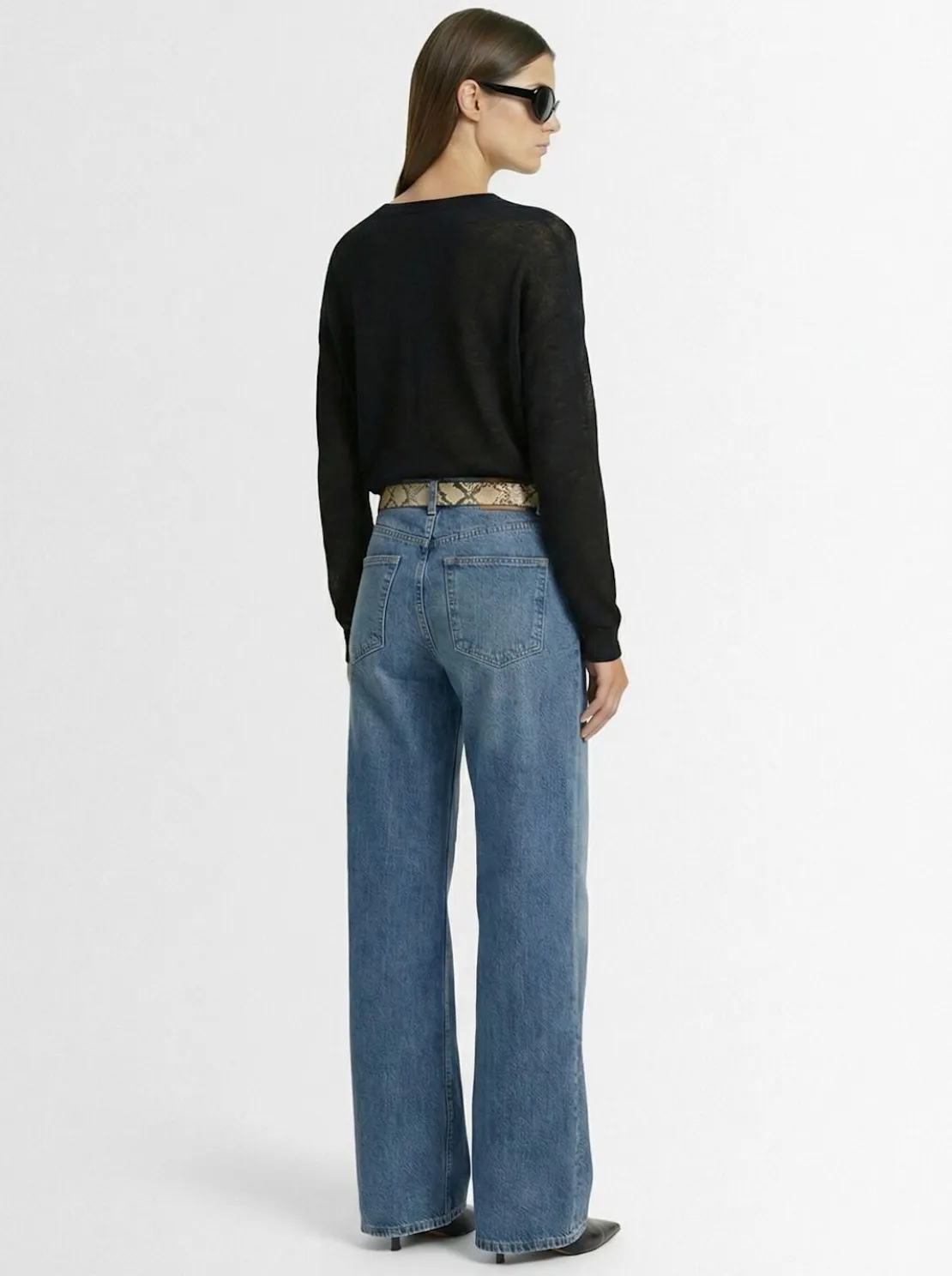 Maglia Aura in cashmere con scollo a V