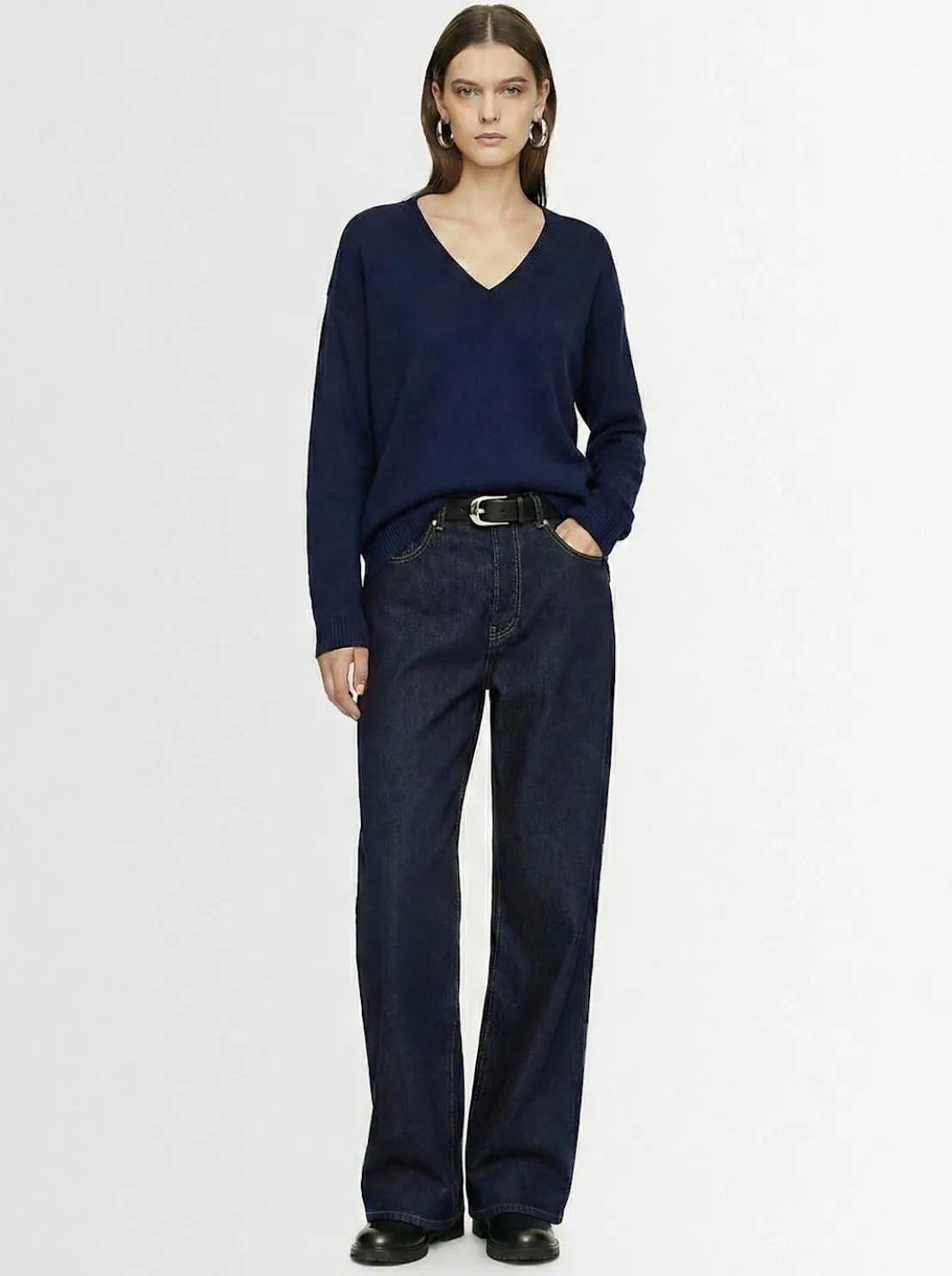 Maglia Aura in cashmere con scollo a V