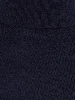 Maglia collo alto Audrey in lana a costine