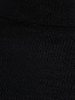 Maglia collo alto Audrey in lana a costine