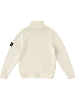 Maglia collo alto in misto cotone