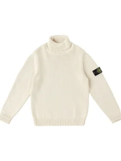 Maglia collo alto in misto cotone