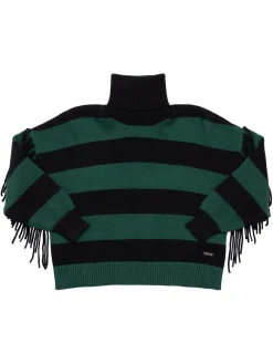Maglia collo alto in misto viscosa