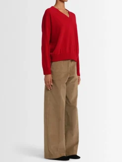 Maglia Evelyn in lana con scollo a V