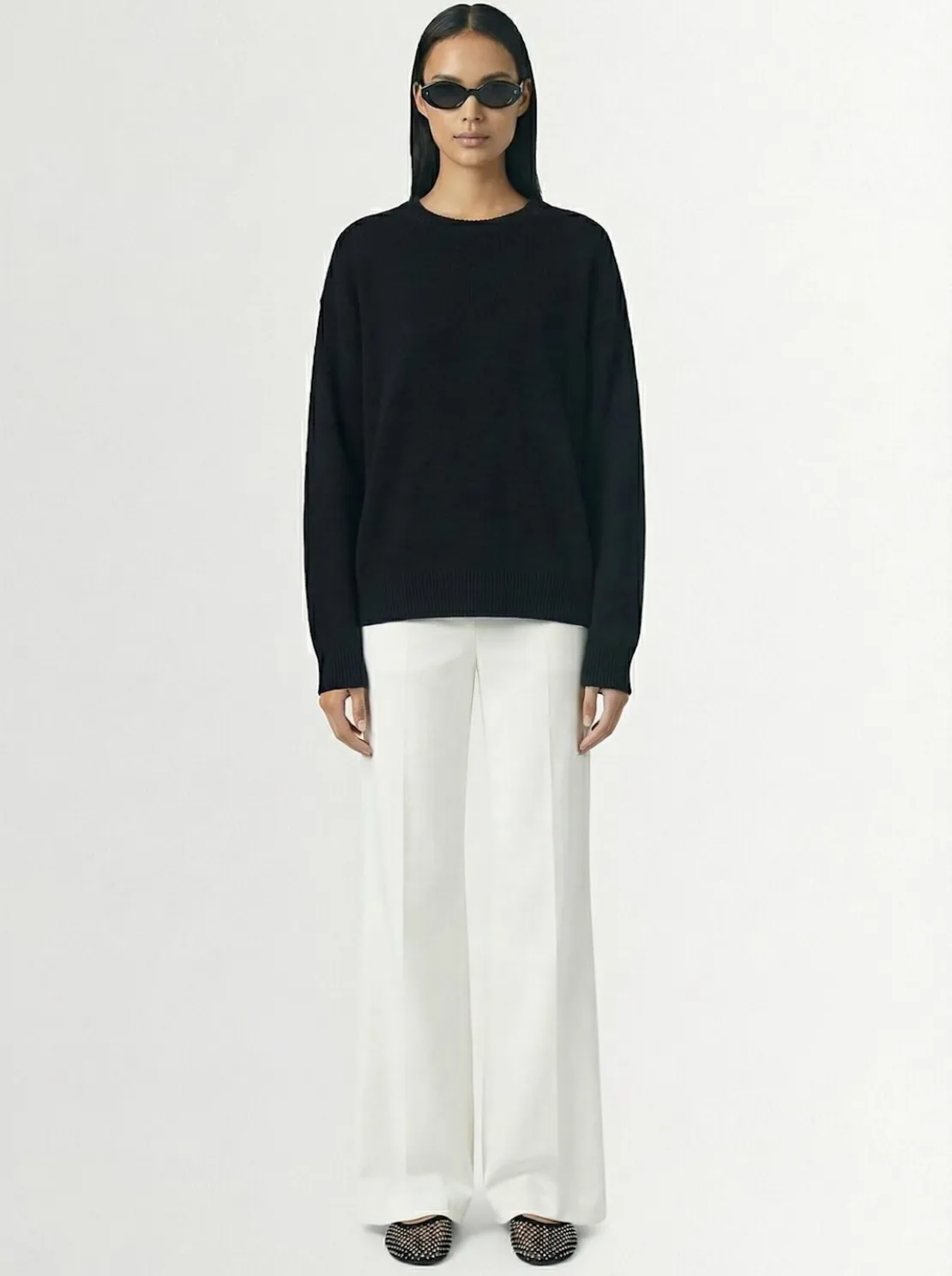 Maglia girocollo Eremo in eco-cashmere