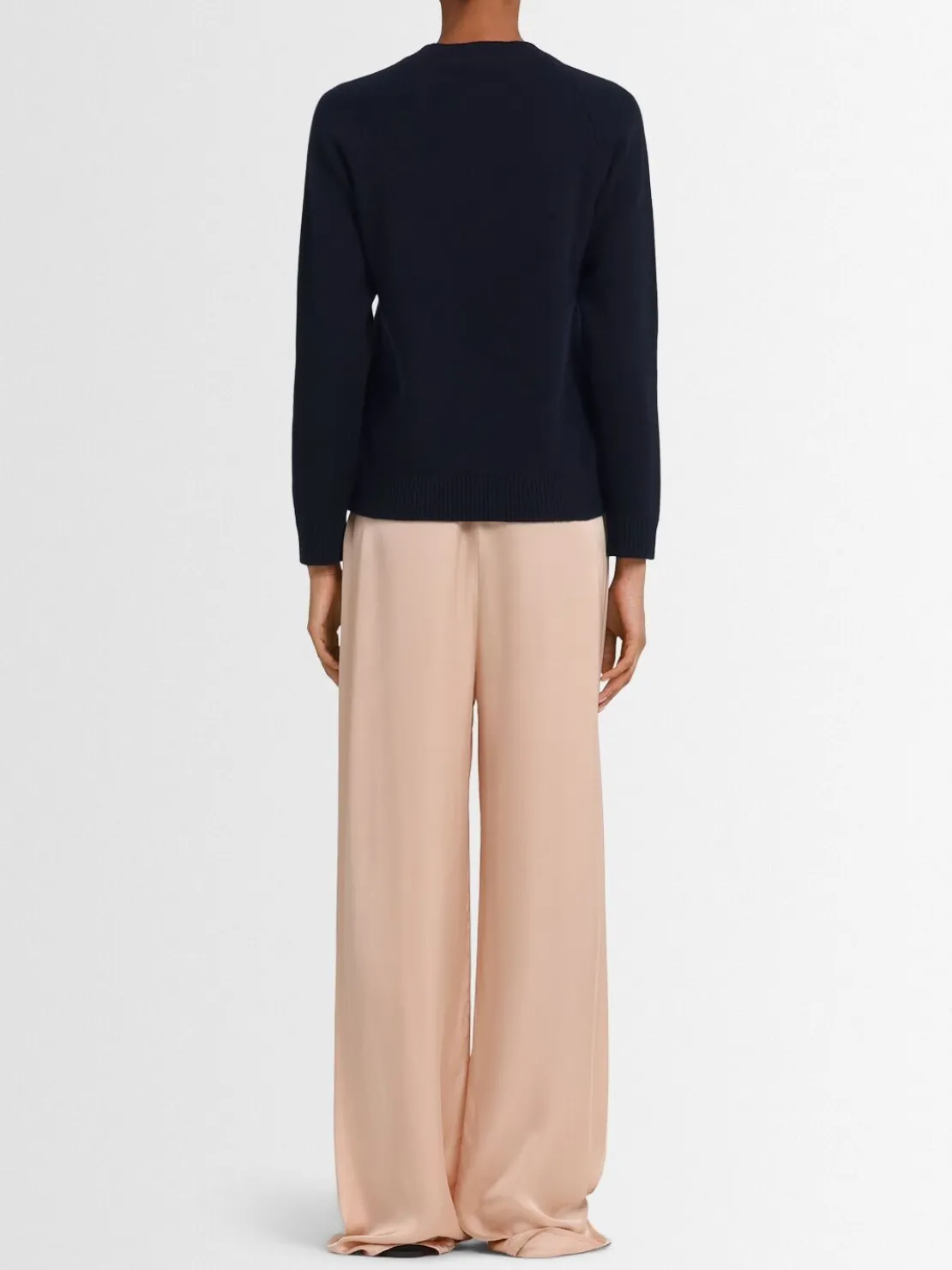 Maglia girocollo Ida in lana con maniche raglan