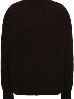 Maglia girocollo Idea in maglia di misto seta