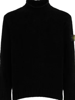 Maglia girocollo in ciniglia di cotone