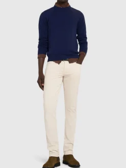 Maglia girocollo in lana e cashmere