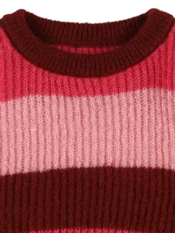 Maglia in misto acrilico a righe