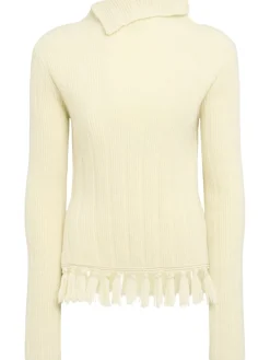 Maglia in misto lana con collo alto