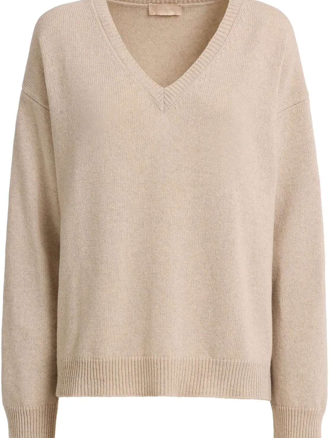Maglia Zefiro in eco-cashmere con scollo a V