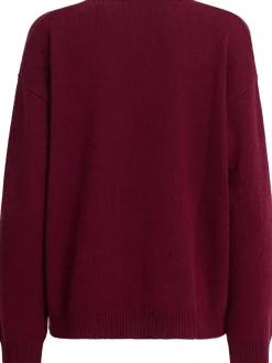 Maglia Zefiro in eco-cashmere con scollo a V