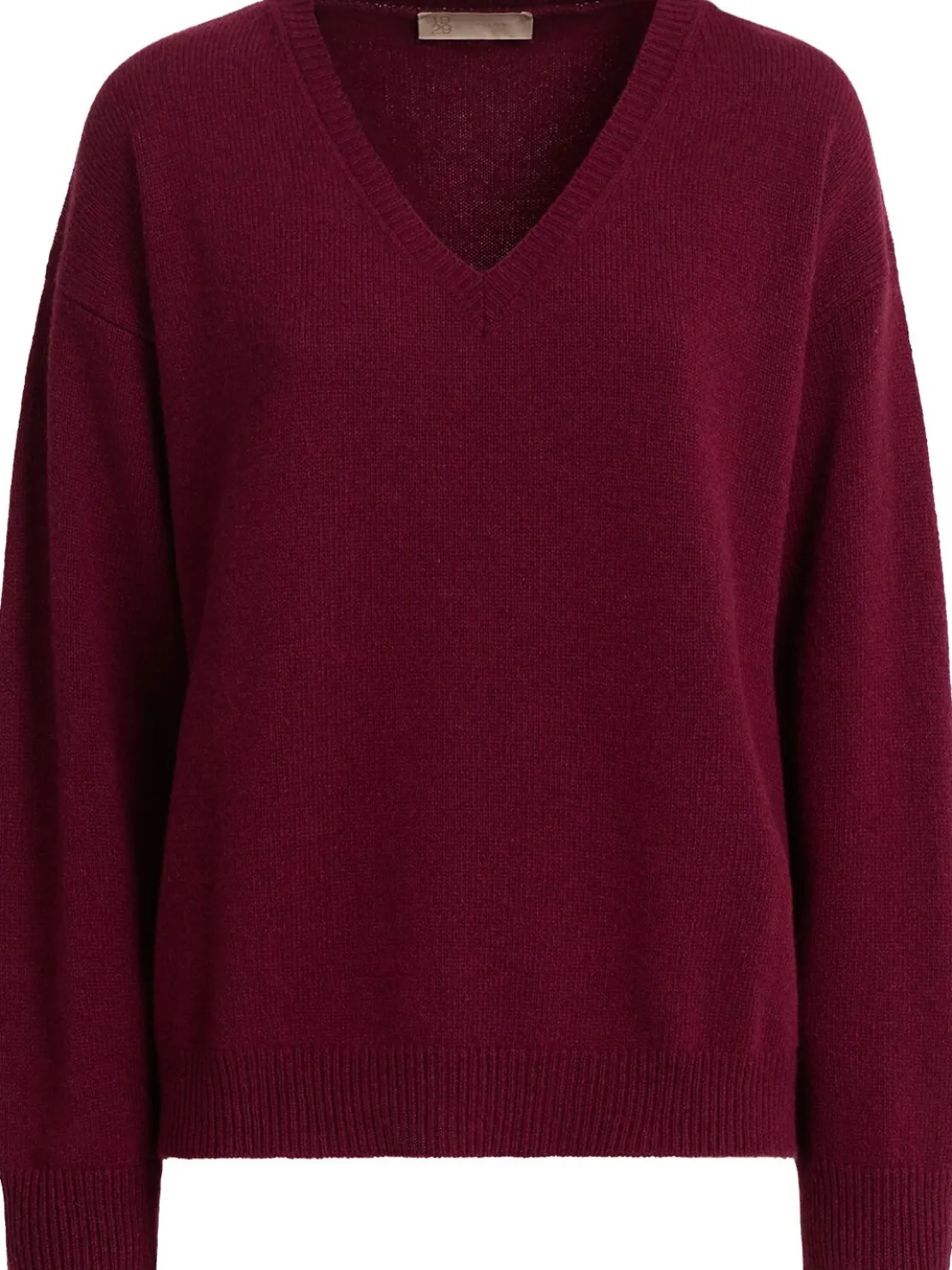 Maglia Zefiro in eco-cashmere con scollo a V
