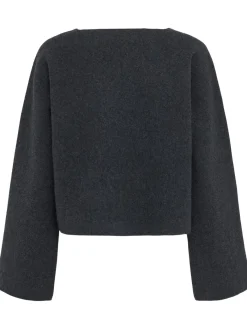 Maglione cropped Greta in lana