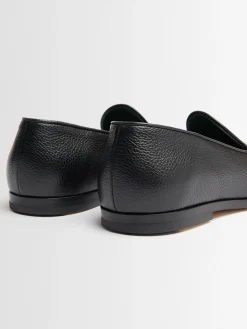 Marcel grained leather loafers