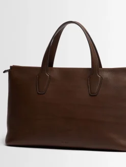Marcel saddle leather tote bag
