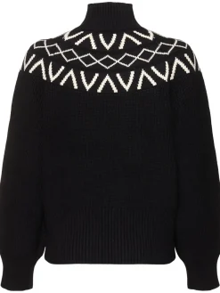 Marcie Fairisle yoke knit sweater