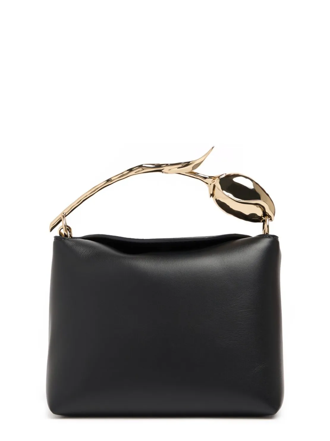 Mini Bloom leather top handle bag