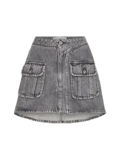Minigonna in denim con tasche