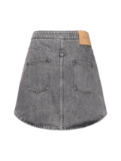 Minigonna in denim con tasche