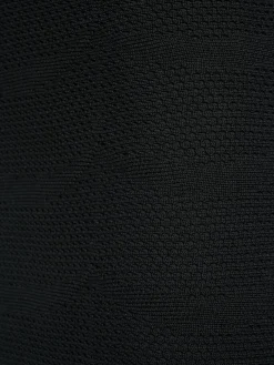 Minigonna in mesh di seta e cotone