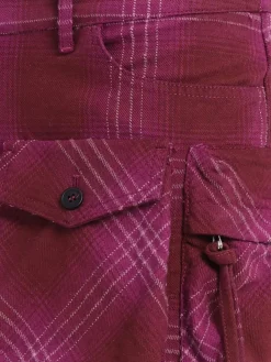 Minigonna in misto cotone con tasche cargo