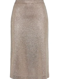 Minigonna in viscosa con paillettes