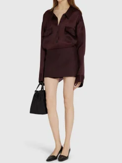 Minigonna Jett in misto lana