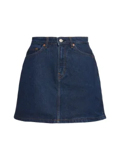 Minigonna Lydia a vita alta in denim
