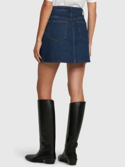 Minigonna Lydia a vita alta in denim
