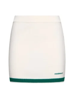 Minigonna tennis in maglia di lana