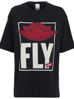 M J Levi's t-shirt