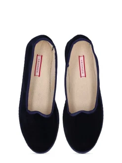 Mocassini in velluto di cotone