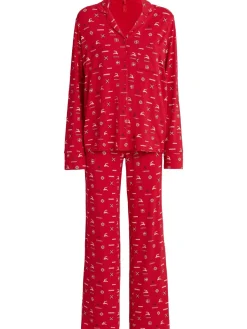 Modal shirt & pants sleep set