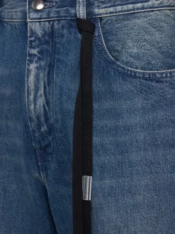 Modest 5-pocket relaxed bootcut jeans