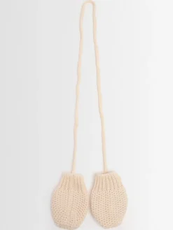 Muffole in maglia di misto lana
