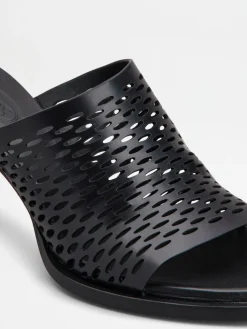 Mules in pelle 75mm