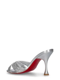 Mules Mariza in pelle lamé 85mm