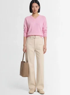Nevia cashmere v-neck sweater