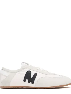 New Retro Trainer leather blend sneakers