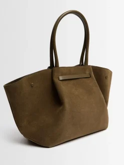 New York suede tote bag