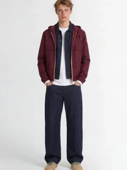 Nidge nylon hooded casual jacket