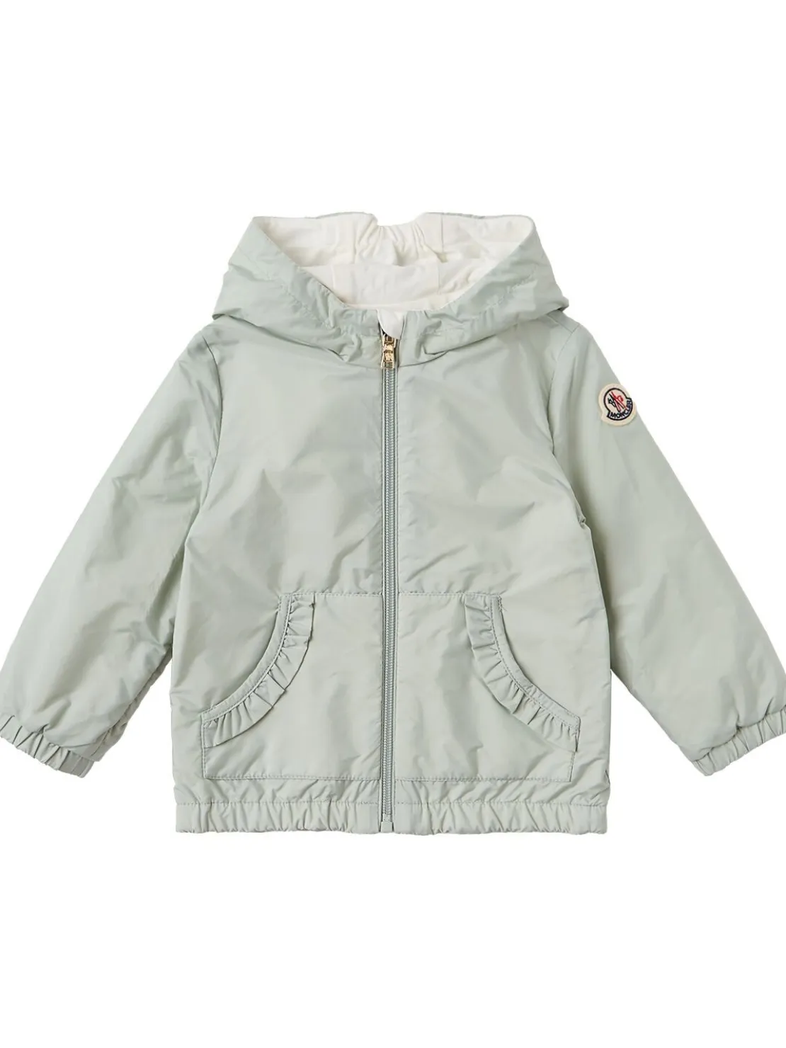 Nigar nylon hooded rain jacket