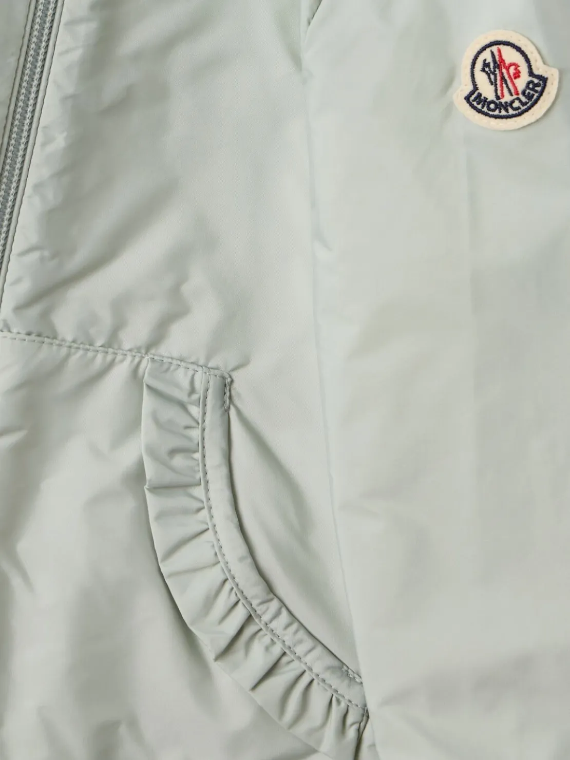 Nigar nylon hooded rain jacket