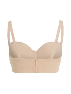 Nylon blend strapless bra