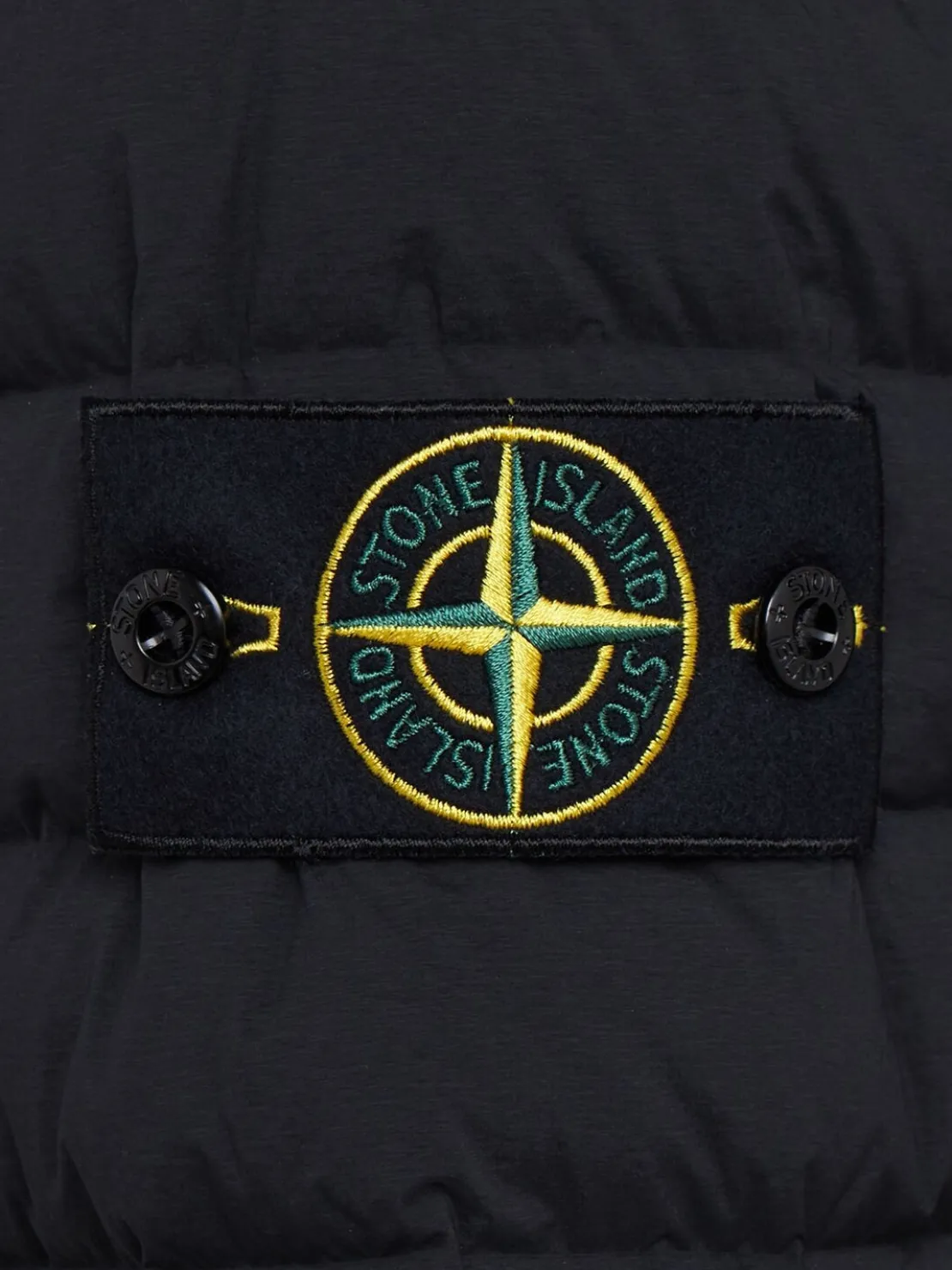 Nylon hooded down jacket